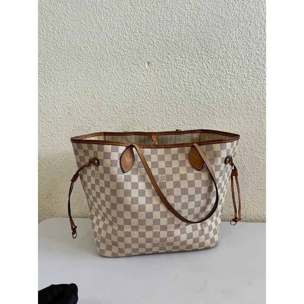 Louis Vuitton Neverfull MM Damier Azur tote bag
